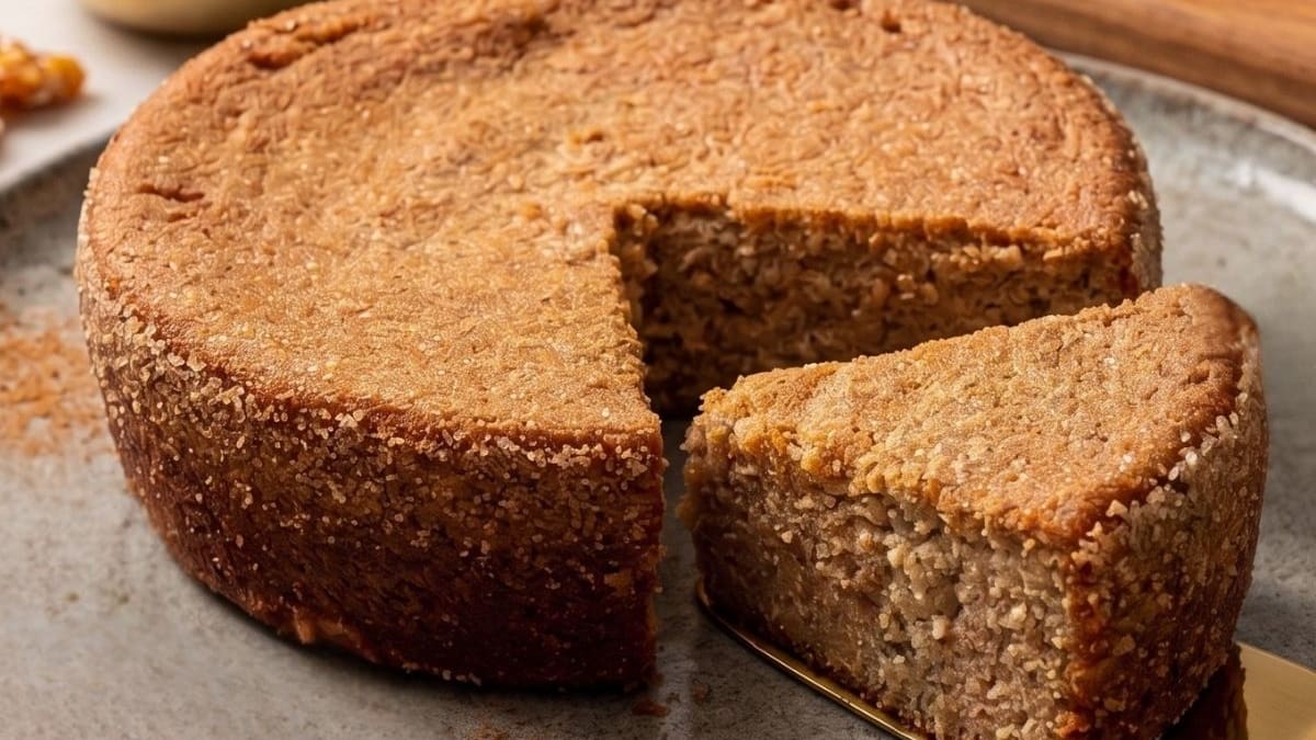 Imagem ilustrativa da receita BOLO DE AMENDOIM COM BANANA SEM FARINHA