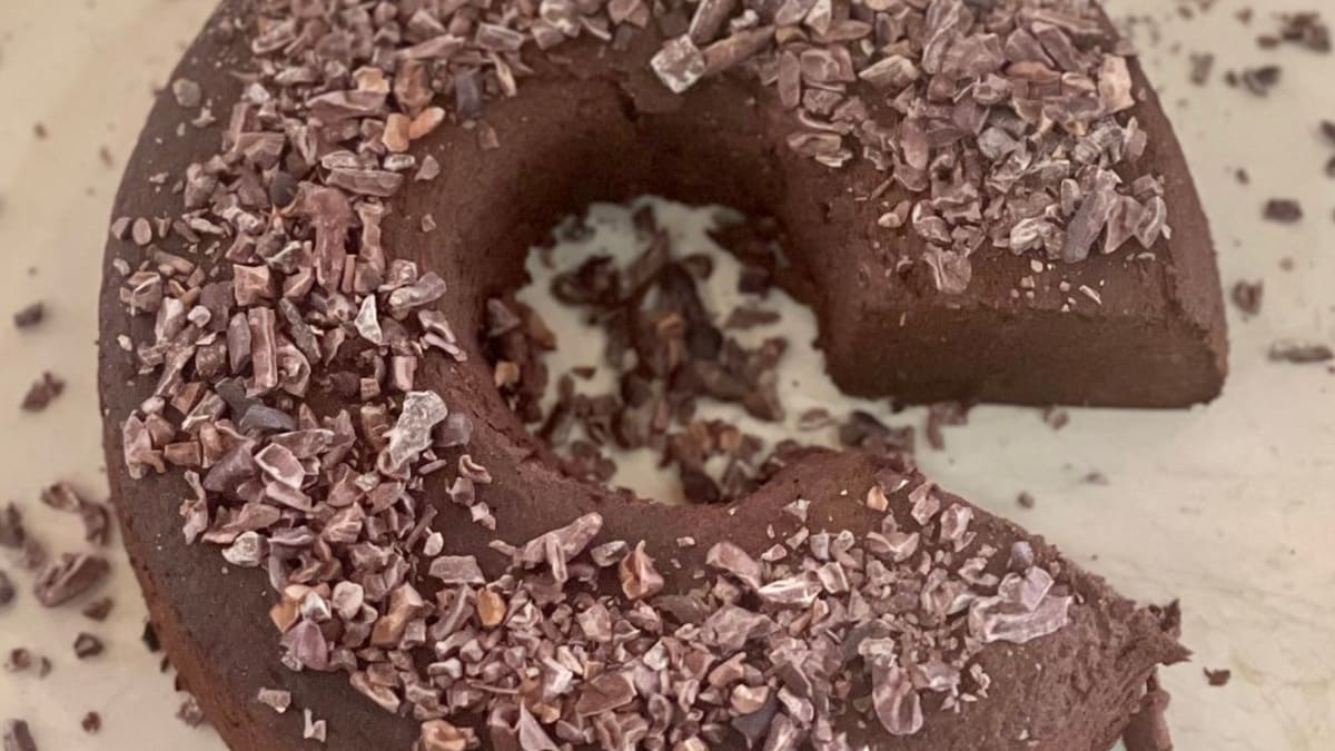 Imagem ilustrativa da receita BOLO DE BANANA COM CHOCOLATE