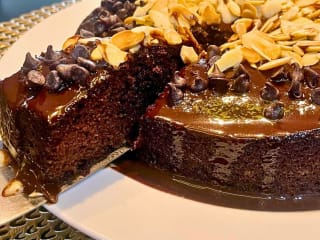 Imagem ilustrativa da receita BOLO DE CACAU SEM GLÚTEN E SEM AÇÚCAR COM FARINHA DE AMÊNDOAS