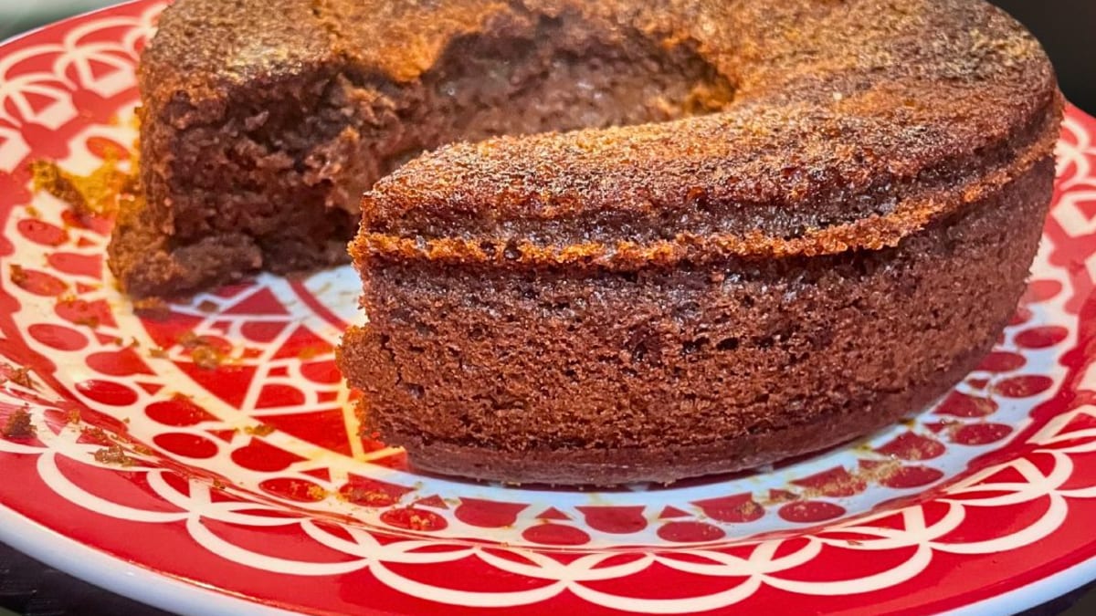 Imagem ilustrativa da receita BOLO DE CHOCOLATE COM AVEIA