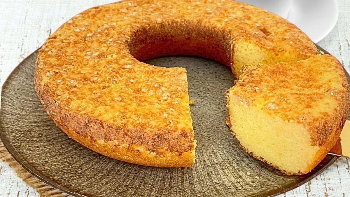 Imagem ilustrativa da receita BOLO DE FUBÁ DE COM QUEIJO NO LIQUIDIFICADOR