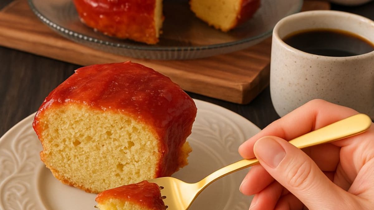 Imagem ilustrativa da receita BOLO DE FUBÁ SEM LEITE