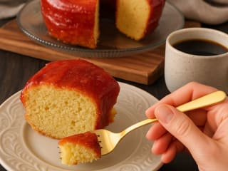 Imagem ilustrativa da receita BOLO DE FUBÁ SEM LEITE FOFINHO
