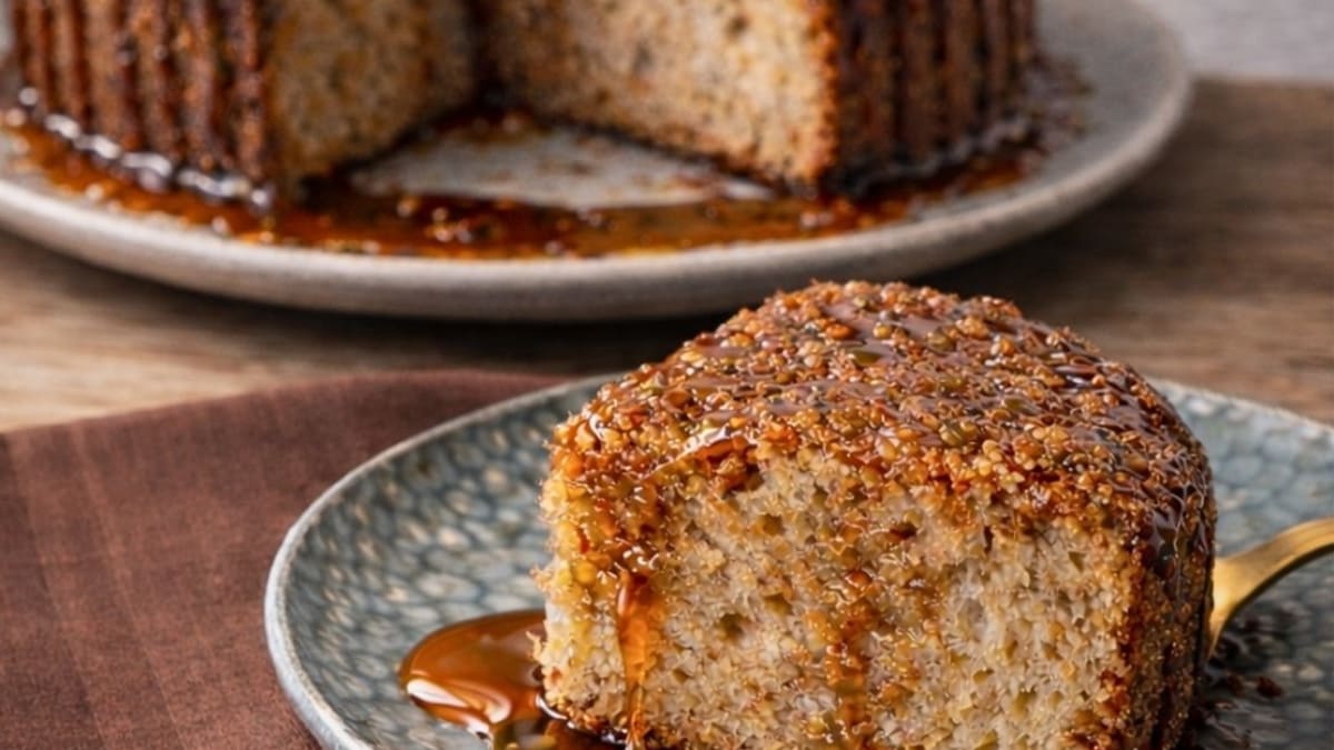 Imagem ilustrativa da receita BOLO DE LARANJA COM CALDA DE CARAMELO