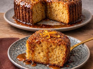 Imagem ilustrativa da receita BOLO DE LARANJA COM CALDA DE CARAMELO
