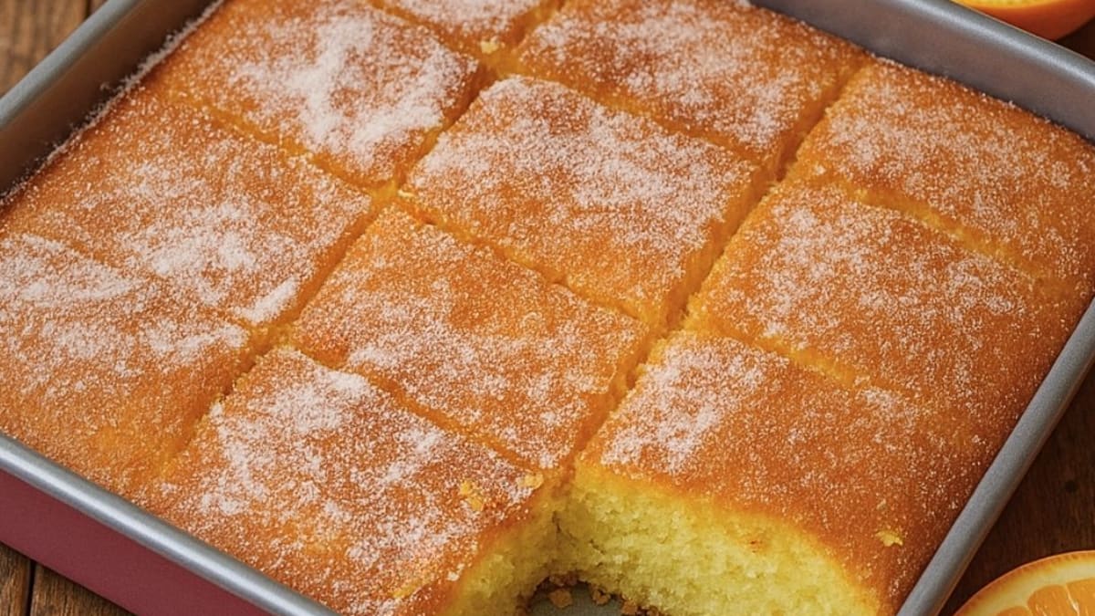 Imagem ilustrativa da receita BOLO DE LARANJA FRANCÊS (CAKE À L’ORANGE)