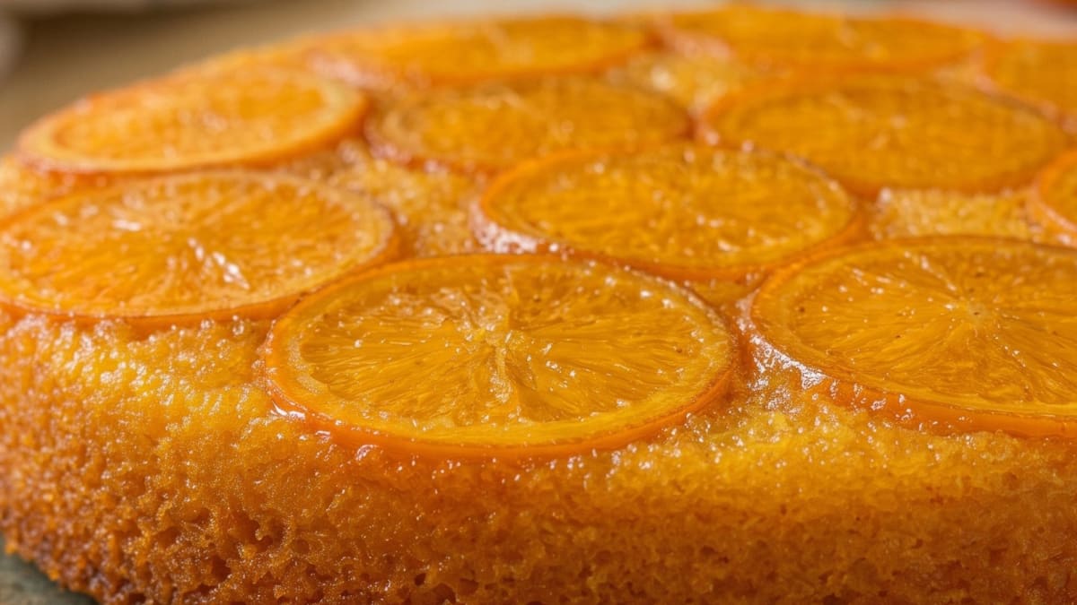 Imagem ilustrativa da receita BOLO DE LARANJA MOLHADINHO COM CALDA BRILHANTE