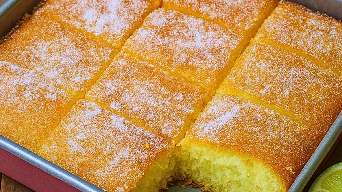 Imagem ilustrativa da receita BOLO DE LIMÃO FRANCÊS – CAKE AU CITRON