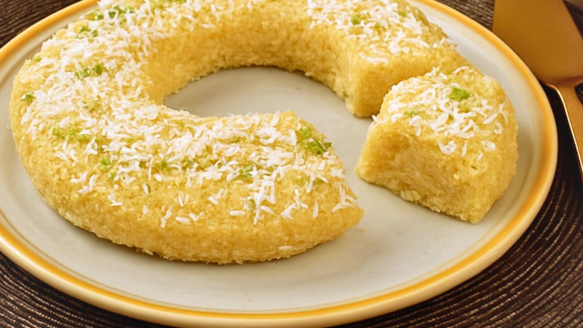 Imagem ilustrativa da receita BOLO DE LIMÃO E COCO SEM GLÚTEN E SEM FARINHA