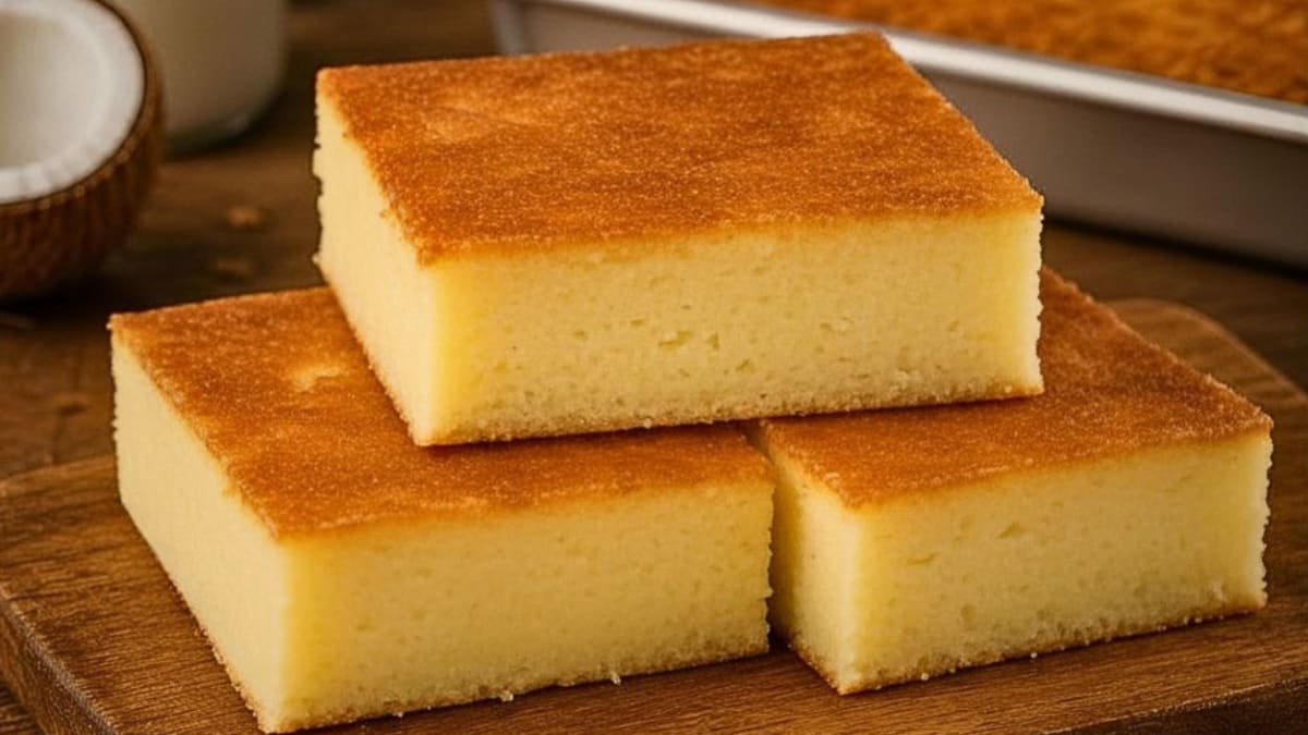 Imagem ilustrativa da receita BOLO DE MANDIOCA CREMOSO SEM FARINHA