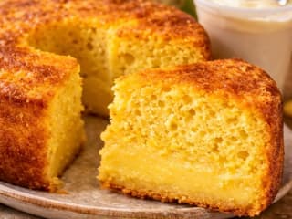 Imagem ilustrativa da receita BOLO DE MILHO COM REQUEIJÃO SEM FARINHA DE TRIGO