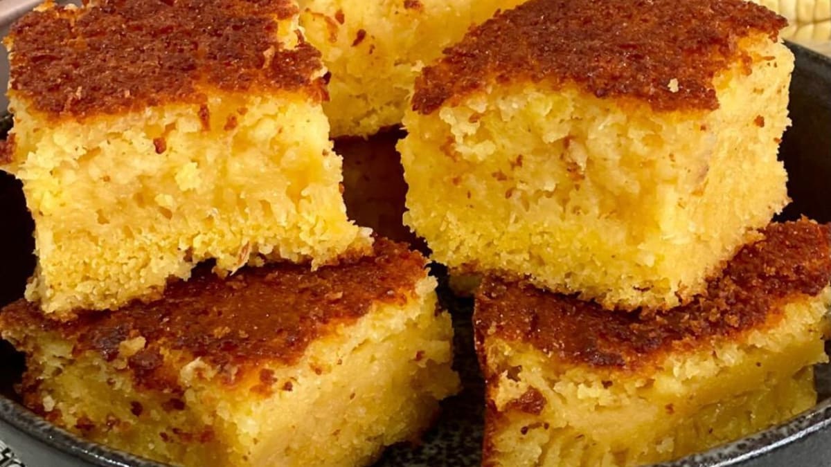 Imagem ilustrativa da receita BOLO CREMOSO DE MILHO (SEM LACTOSE)