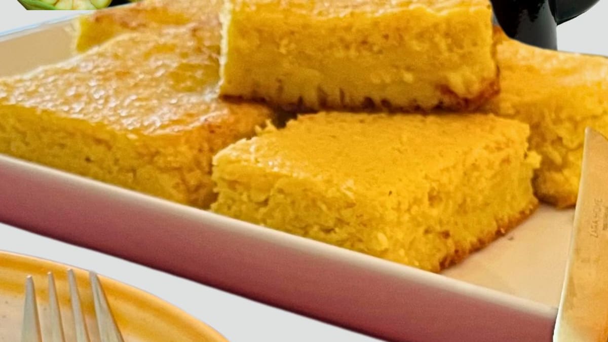 Imagem ilustrativa da receita BOLO DE MILHO SEM FARINHA NO LIQUIDIFICADOR