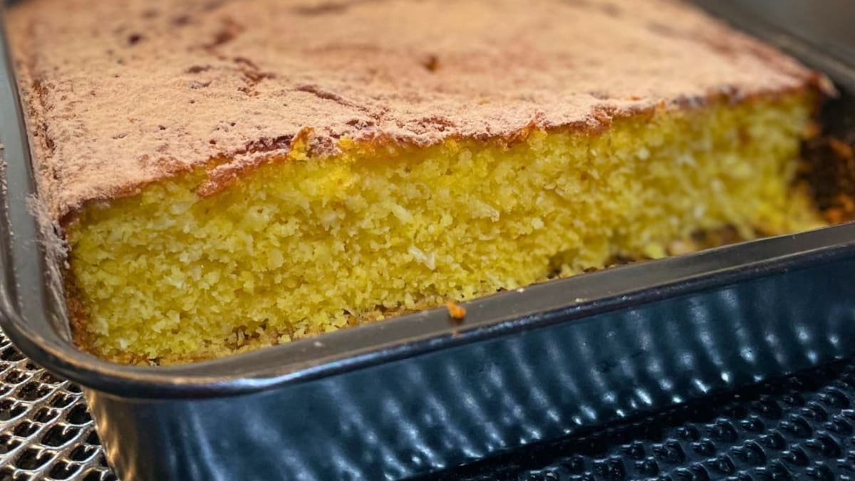 Imagem ilustrativa da receita BOLO DE MILHO VERDE COM REQUEIJÃO E FLOCÃO