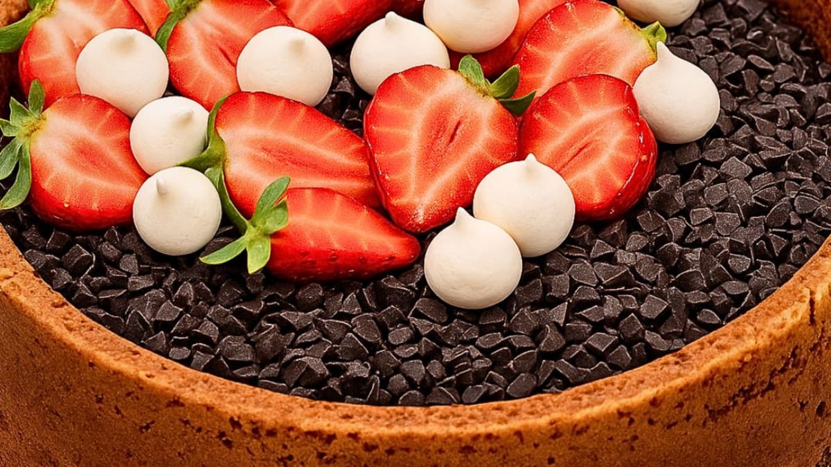 Imagem ilustrativa da receita BOLO PISCININHA DE CHOCOLATE