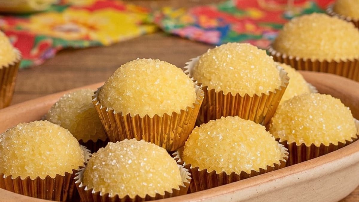 Imagem ilustrativa da receita BRIGADEIRO DE MILHO VERDE COM LEITE CONDENSADO