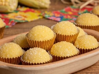 Imagem ilustrativa da receita BRIGADEIRO DE MILHO VERDE COM LEITE CONDENSADO
