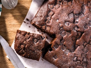 Imagem ilustrativa da receita BROWNIE FIT DE MICROONDAS