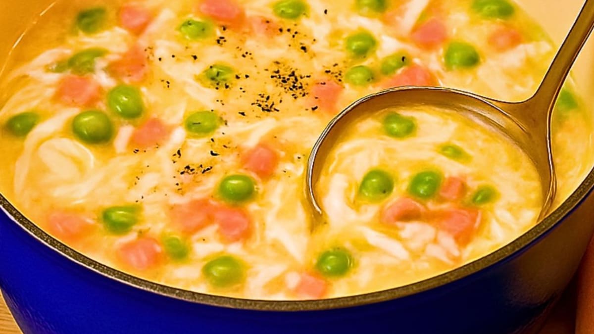 Imagem ilustrativa da receita CANJA DE FRANGO CREMOSA NA PRESSÃO COM LEGUMES