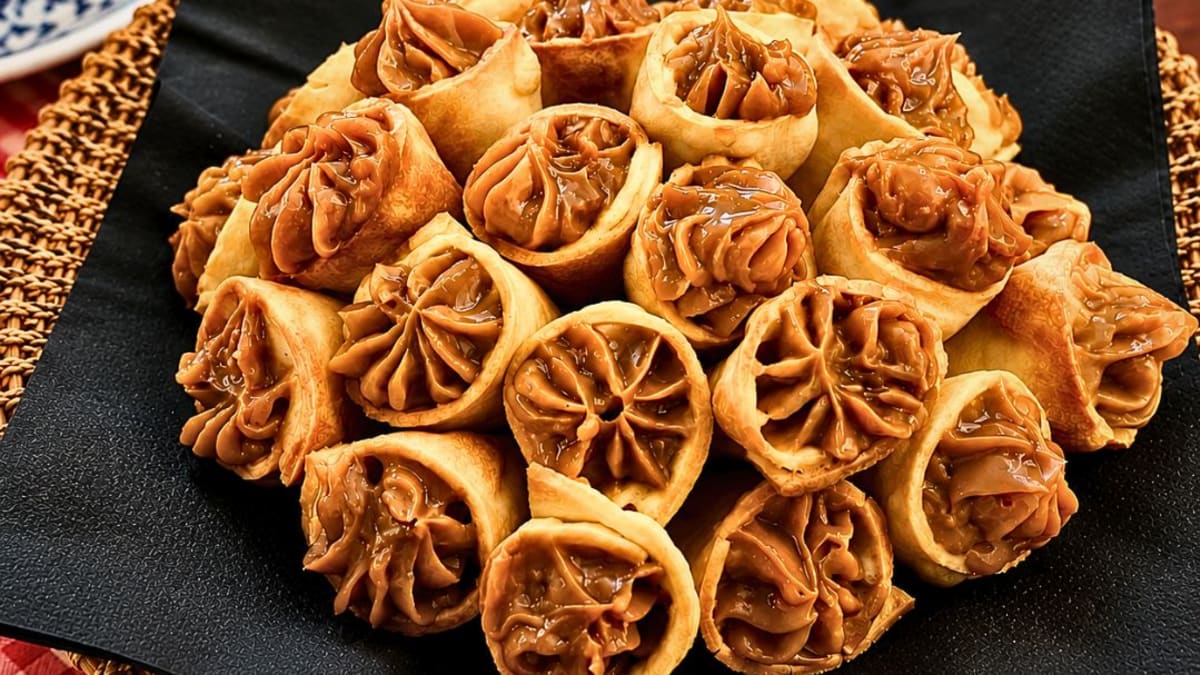 Imagem ilustrativa da receita CANUDINHO CROCANTE DE DOCE DE LEITE NA AIRFRYER