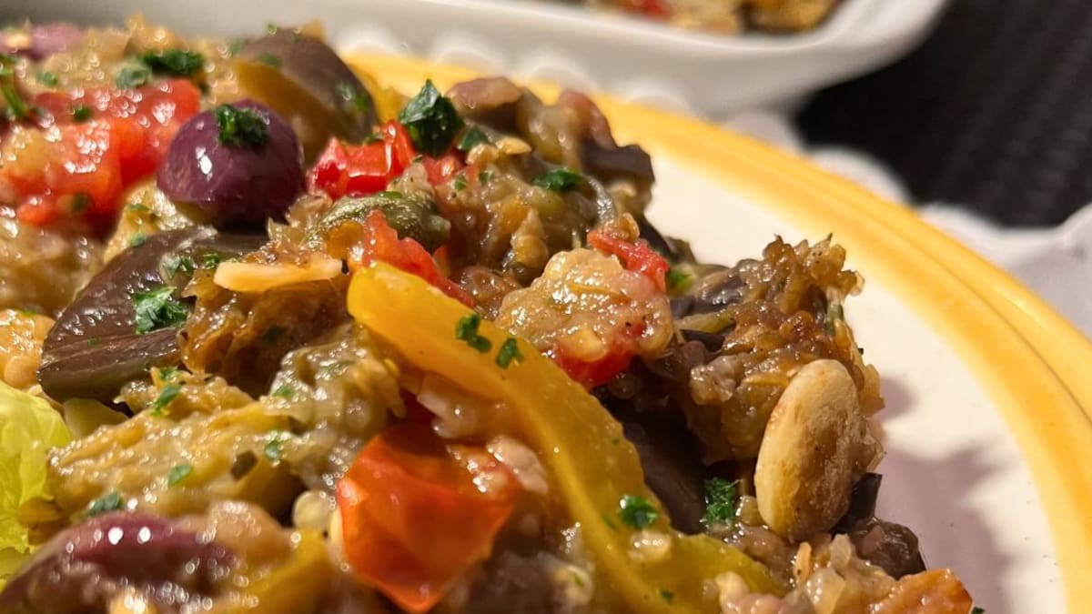 Imagem ilustrativa da receita CAPONATA DE BERINJELA NA PANELA