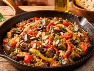 Imagem ilustrativa da receita CAPONATA DE BERINJELA NA PANELA
