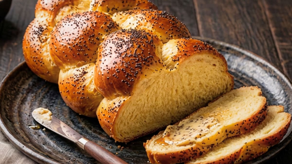 Imagem ilustrativa da receita CHALLAH: RECEITA DO TRADICIONAL PÃO JUDAICO TRANÇADO