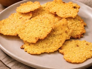 Imagem ilustrativa da receita CHIPS DE ARROZ CROCANTES (SEM GLÚTEN)