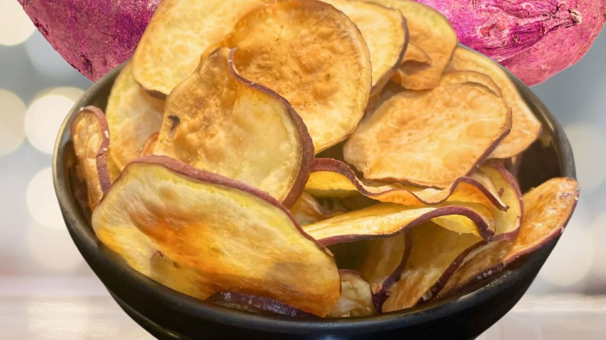 Imagem ilustrativa da receita CHIPS DE BATATA DOCE ASSADO