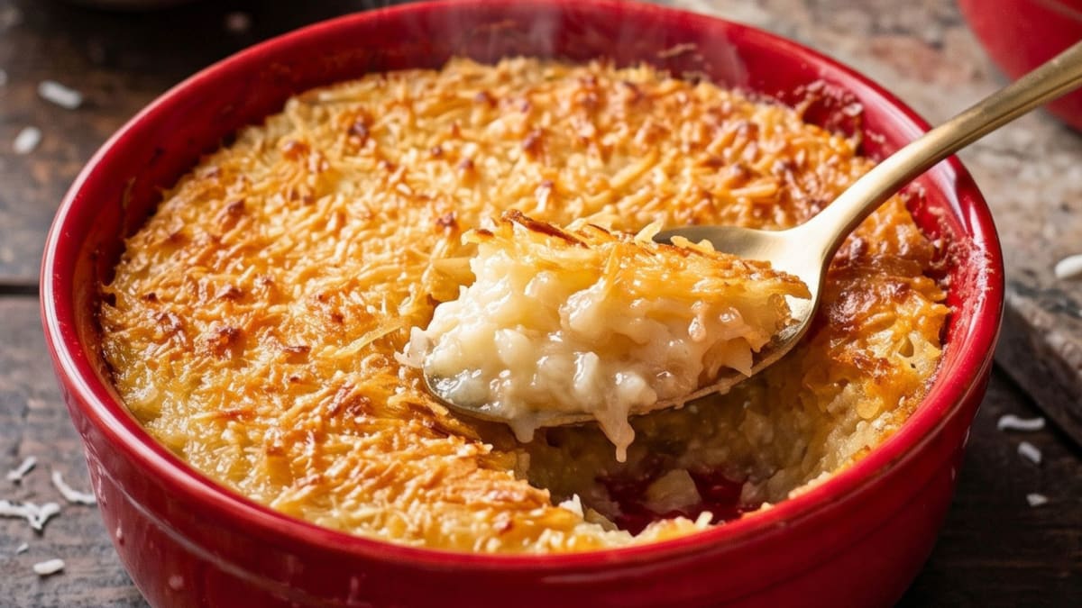 Imagem ilustrativa da receita COCADA CREMOSA DE FORNO SEM LEITE CONDENSADO