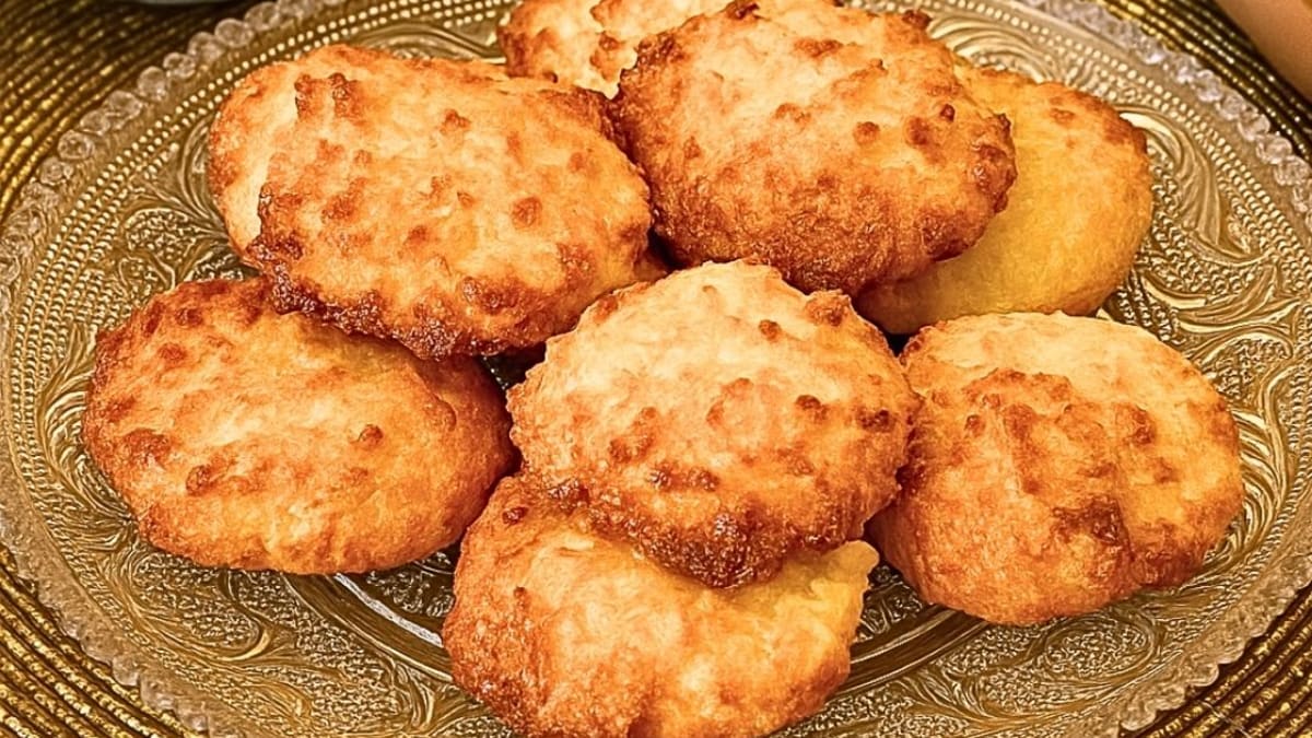 Imagem ilustrativa da receita COCADA CROCANTE DE FORNO COM 3 INGREDIENTES