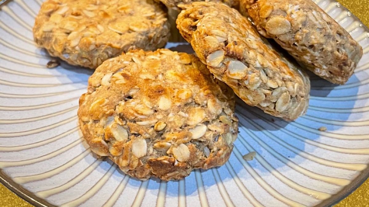 Imagem ilustrativa da receita Cookie de Banana 3 Ingredientes (saudável e sem açúcar)