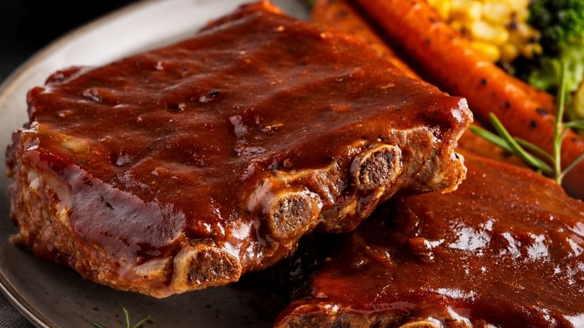 Imagem ilustrativa da receita COSTELINHA BARBECUE MACIA NA PRESSÃO