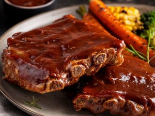 Imagem ilustrativa da receita COSTELINHA BARBECUE MACIA NA PRESSÃO