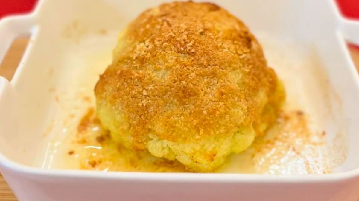 Imagem ilustrativa da receita COUVE-FLOR AU GRATIN NA AIRFRYER