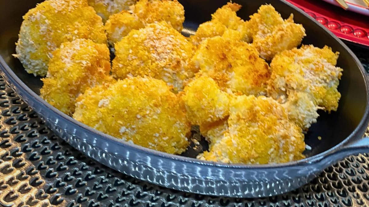 Imagem ilustrativa da receita COUVE FLOR EMPANADA SEM FRITAR