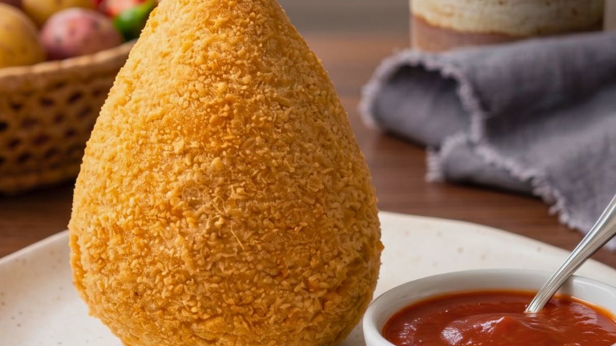 Imagem ilustrativa da receita COXINHA DE BATATA SEM GLÚTEN