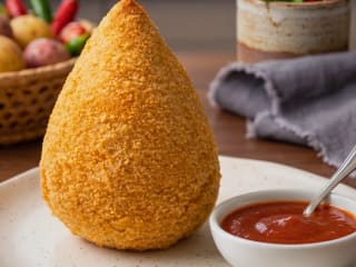 Imagem ilustrativa da receita COXINHA DE BATATA SEM GLÚTEN