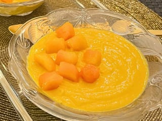 Imagem ilustrativa da receita CREME DE MANGA COM COCO