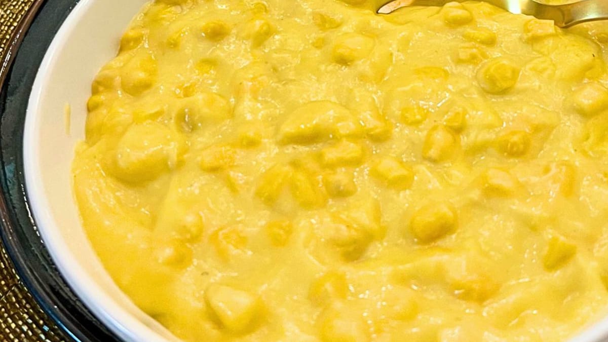 Imagem ilustrativa da receita CREME DE MILHO COM QUEIJO