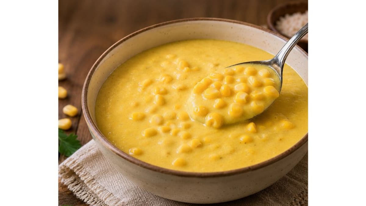 Imagem ilustrativa da receita CREME DE MILHO SEM LEITE E SEM LACTOSE