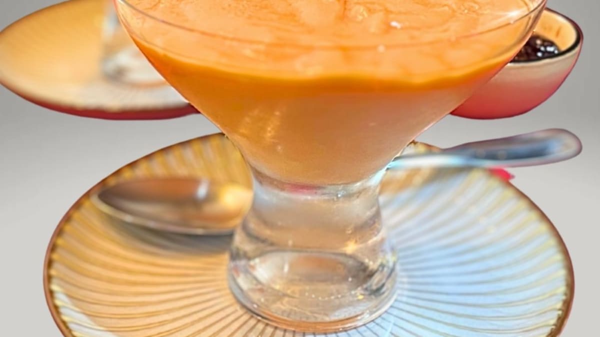 Imagem ilustrativa da receita CREME DE PAPAYA SAUDÁVEL SEM LEITE E AÇÚCAR