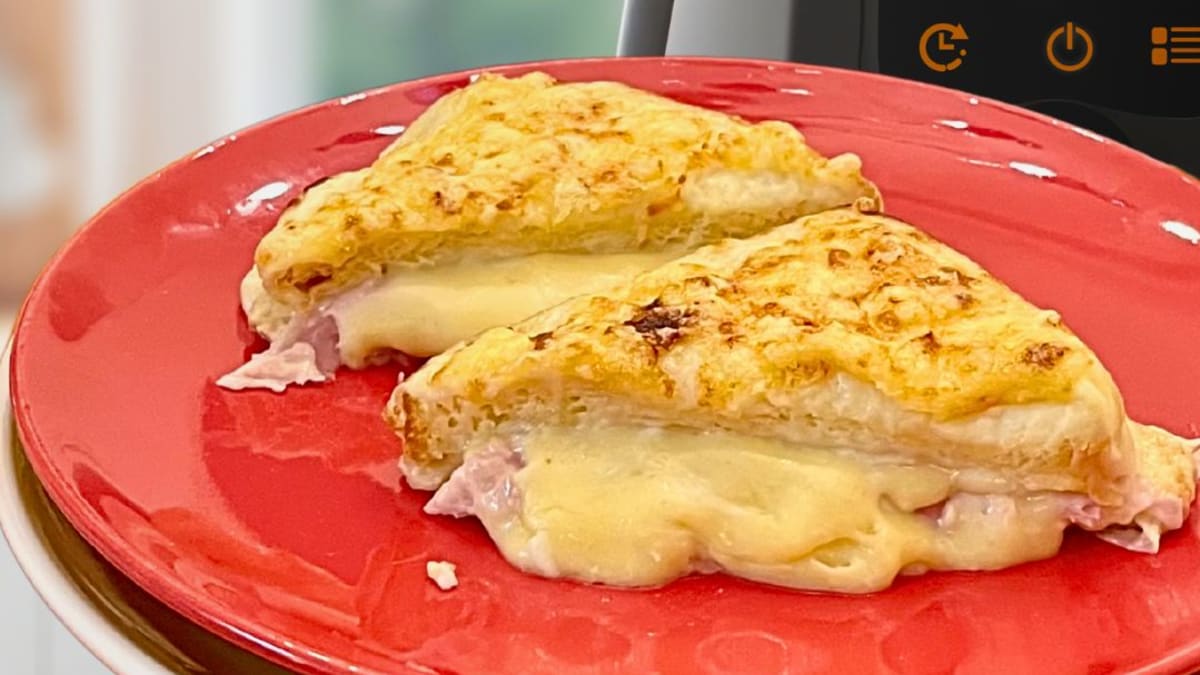 Imagem ilustrativa da receita CROQUE MONSIEUR NA AIRFRYER