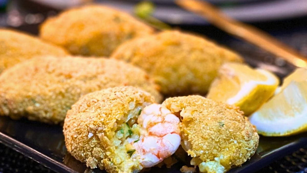 Imagem ilustrativa da receita CROQUETE DE CAMARÃO (com massa de risoto)