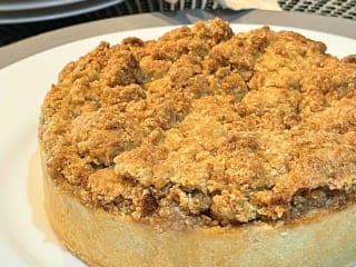 Imagem ilustrativa da receita CRUMBLE COM AVEIA - A FAROFA DOCE E CROCANTE