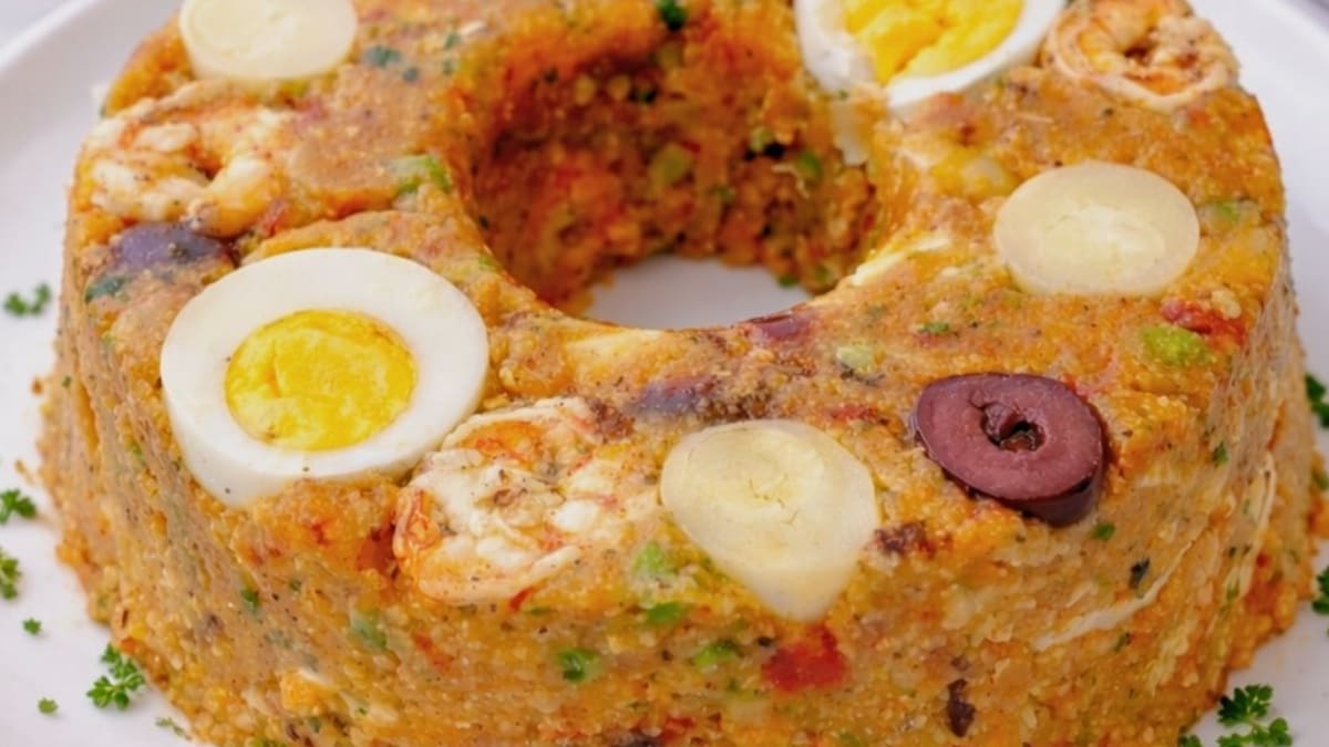 Imagem ilustrativa da receita CUSCUZ PAULISTA DE CAMARÃO TRADICIONAL