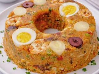 Imagem ilustrativa da receita CUSCUZ PAULISTA DE CAMARÃO TRADICIONAL