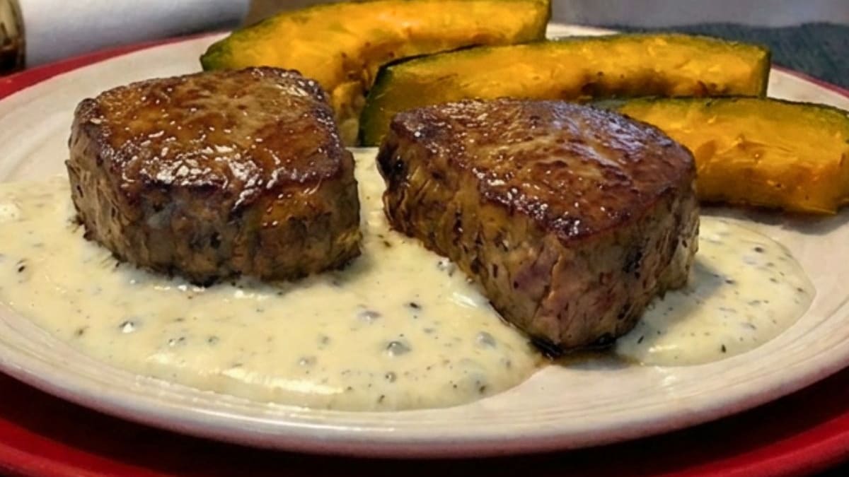 Imagem ilustrativa da receita MEDALHÃO AO MOLHO DE GORGONZOLA CREMOSO