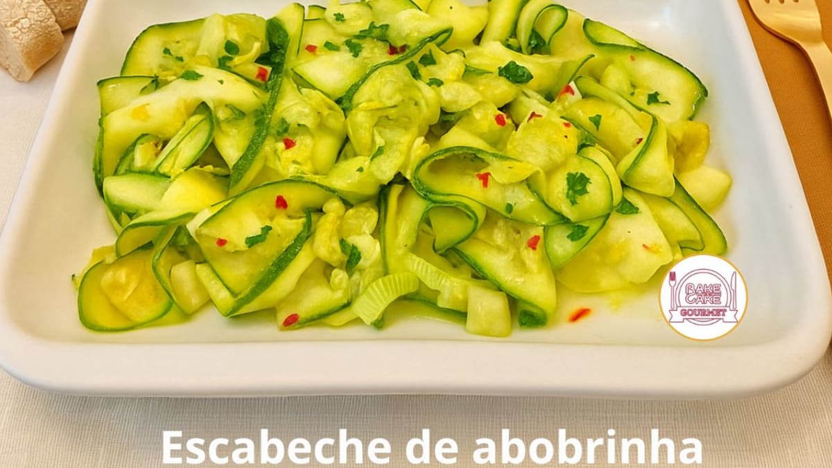 Imagem ilustrativa da receita ESCABECHE DE ABOBRINHA LAMINADA