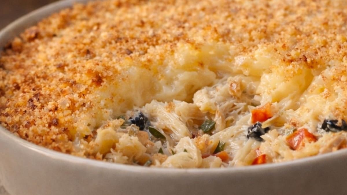 Imagem ilustrativa da receita ESCONDIDINHO DE BACALHAU